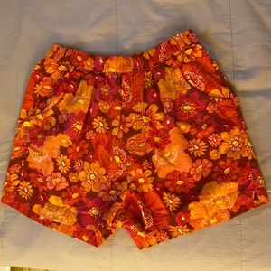 Free People Floral Shorts
